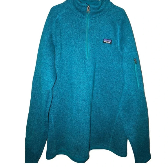 PATAGONIA EUC BOYS GIRLS BLUE SWEATER TOP SHIRT WINTER CASUAL SKIING SIZE XL - Picture 2 of 5